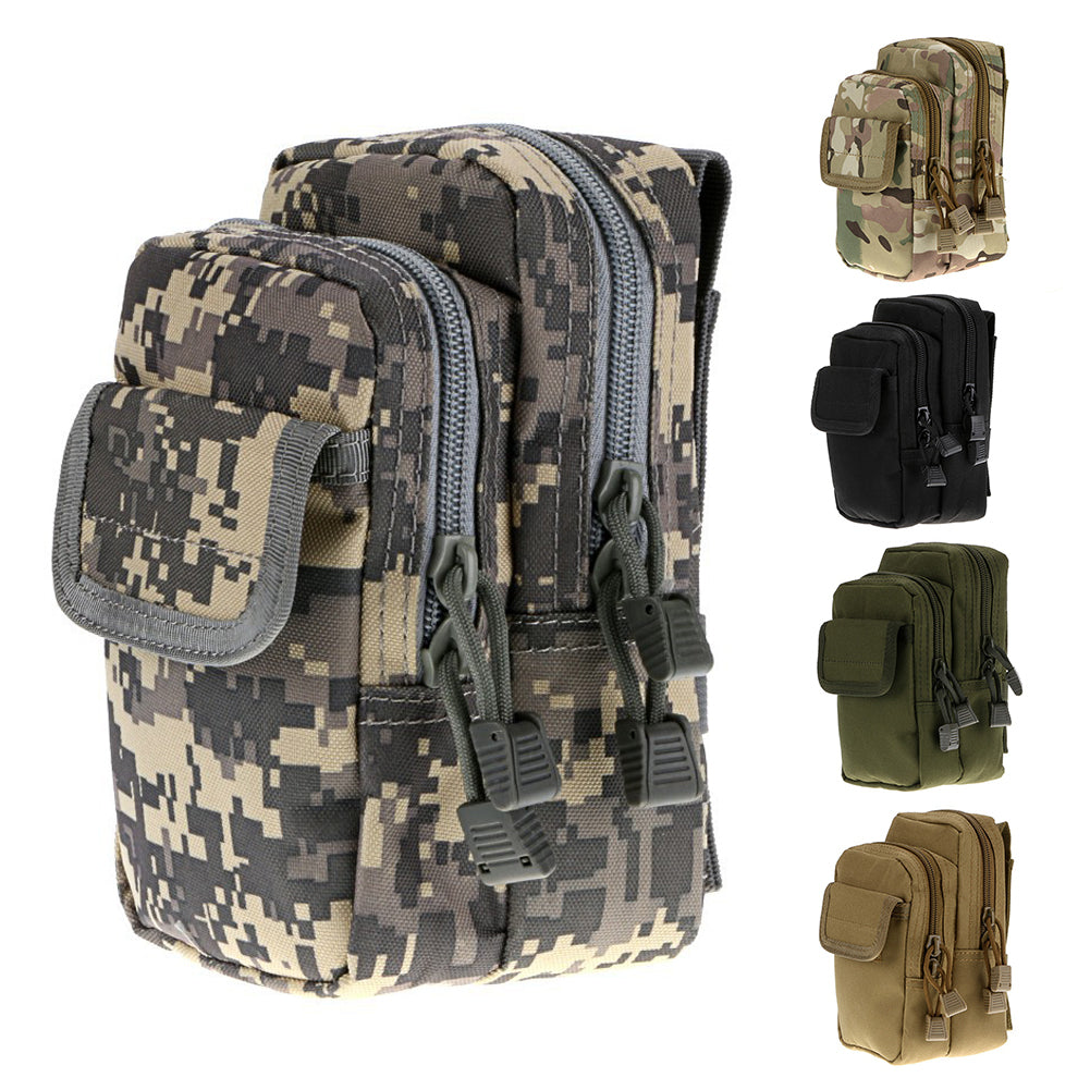 Tactical Portable Camouflage Pouch Belt Waist Pack Bag Military Phone Pocket