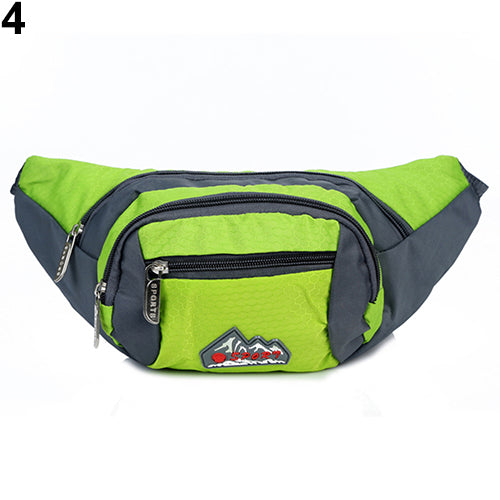 Men's Fashion New Arrival Casual Outdoor Running Sports Zipper Waist Bag Pouch