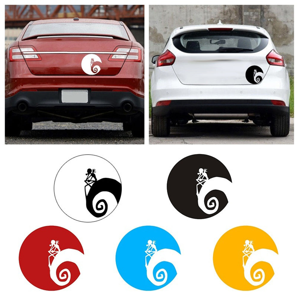 Skeleton Hood Tailgate Side Window Decal Car Truck Reflective Sticker Decoration