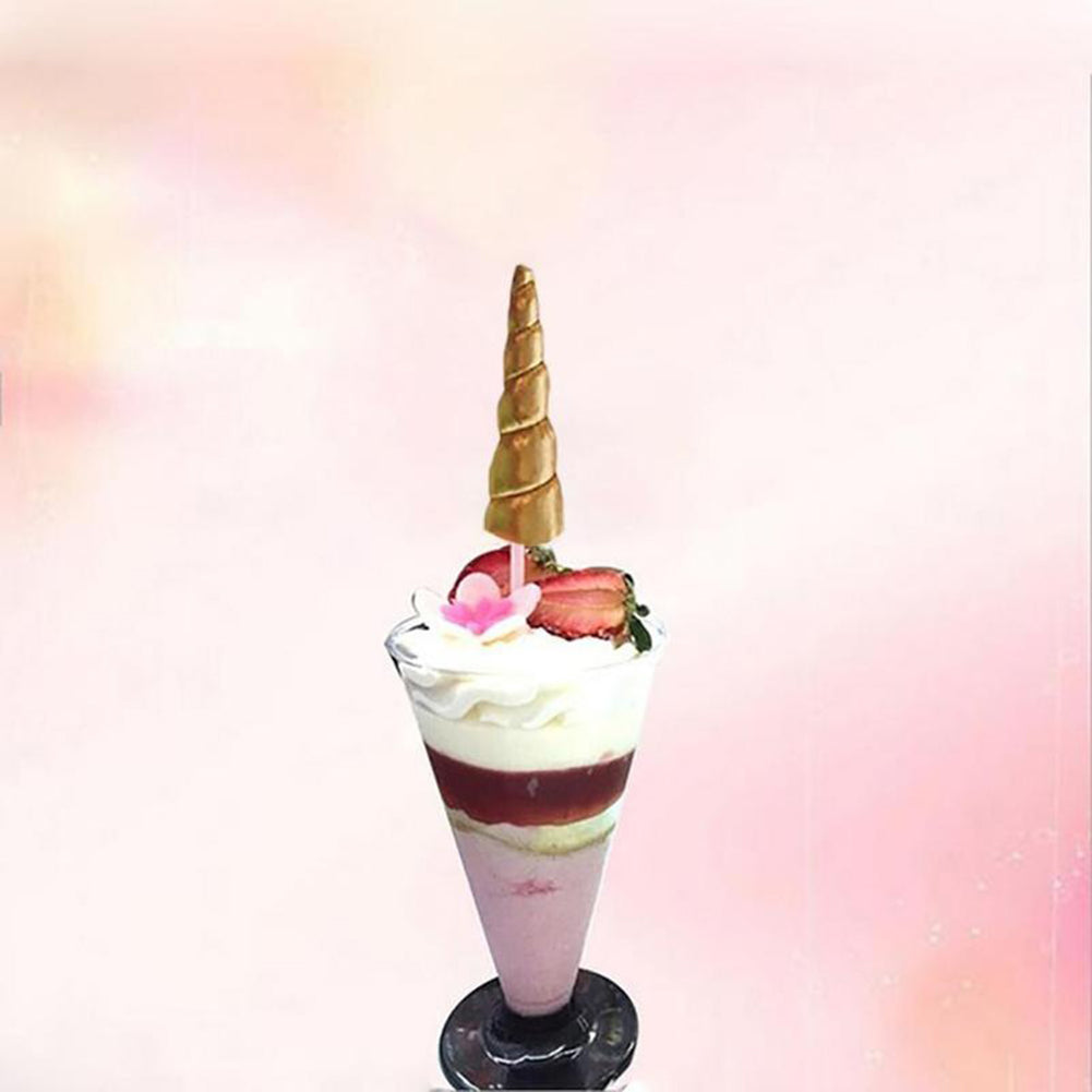 Cute 3D Unicorn Horn Shape Silicone Mold Fondant Cake Mold