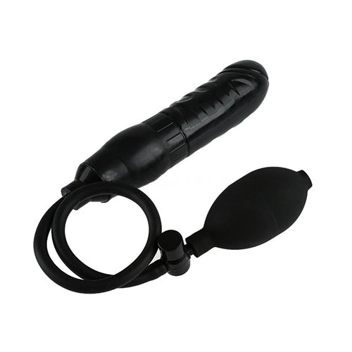 Smooth Inflatable Dildo Pump Sexy Toy Butt Plug Blow Up Health Care Product