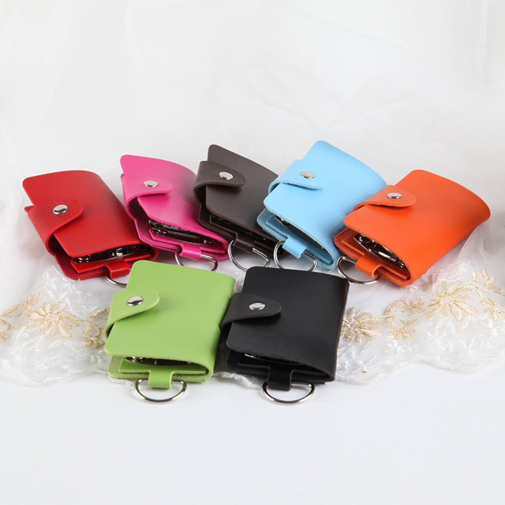 Men Women Multifunctional Button Car Key Case Fashion Home Holder Pouch Wallet