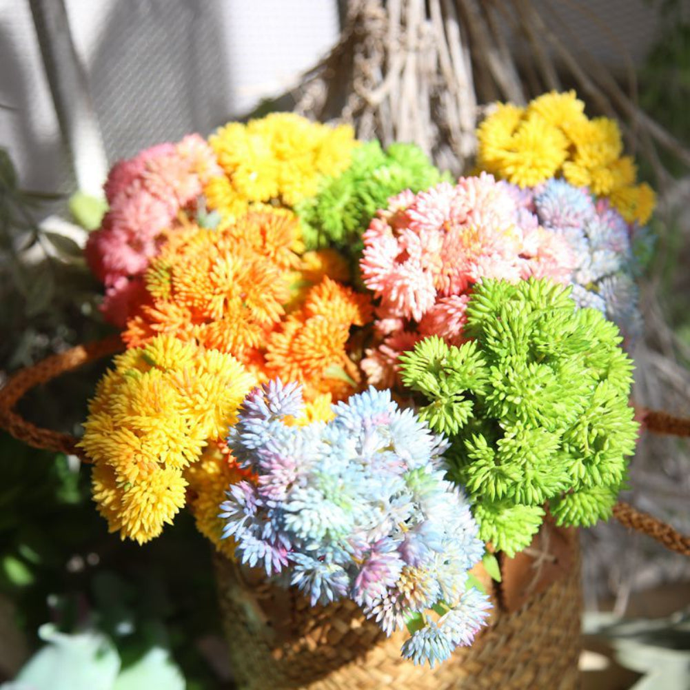 1Pc Rustic Plastic Fake Mini Rice Seed Fruit Artificial Simulation Flower Decor