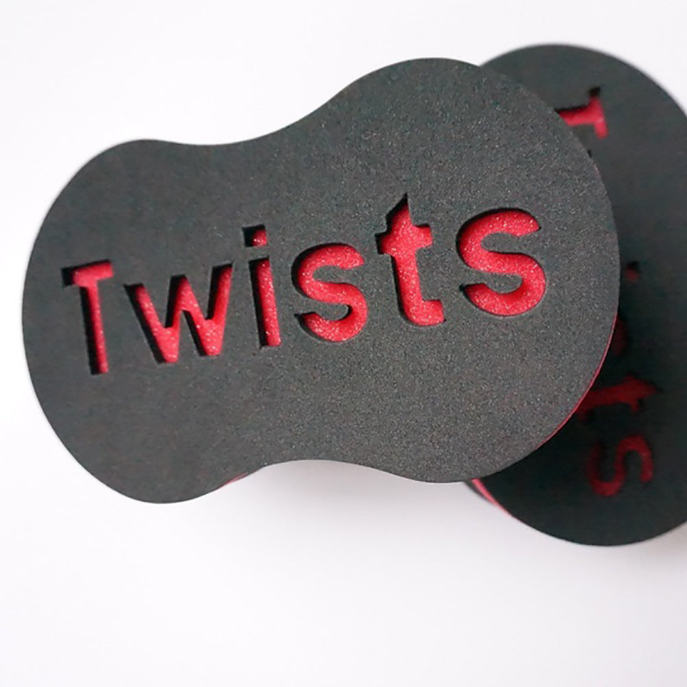 8 Shape Barber Tool Hair Sponge Brush for Dreads Locking Wave Twists Coil Curl