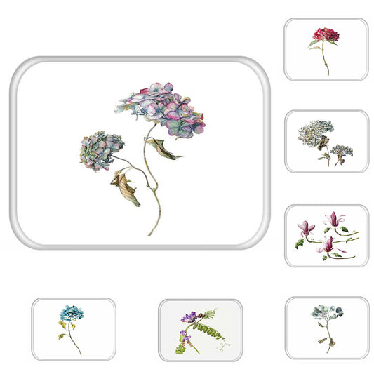 Soft European Style Flower Floral Rug Doormat Bathroom Bedroom Floor Carpet