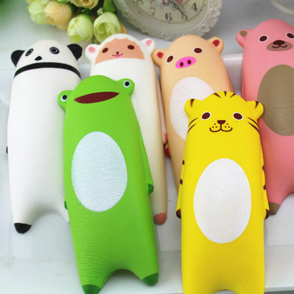 Cute Cartoon Bear Cat Soft Hand Pillow Slow Rising Adult Kids Squeeze Toy Gift