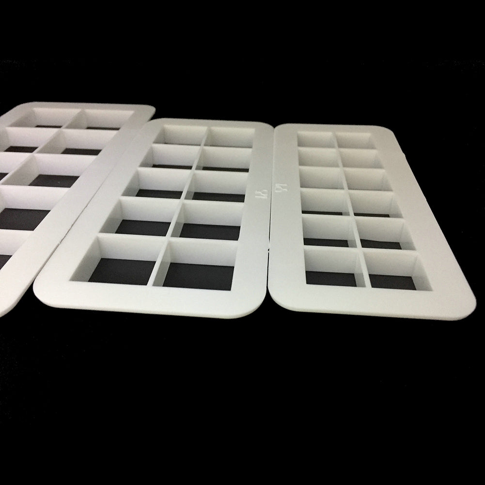 3Pcs DIY Baking Fondant Cake Mold Decor Square Biscuit Cookies Cutter Mould
