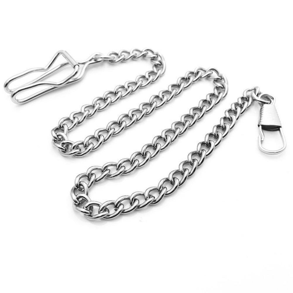 Unisex Retro Antique Gift Pocket Chain Watch Holder Necklace Jean Belt Decor