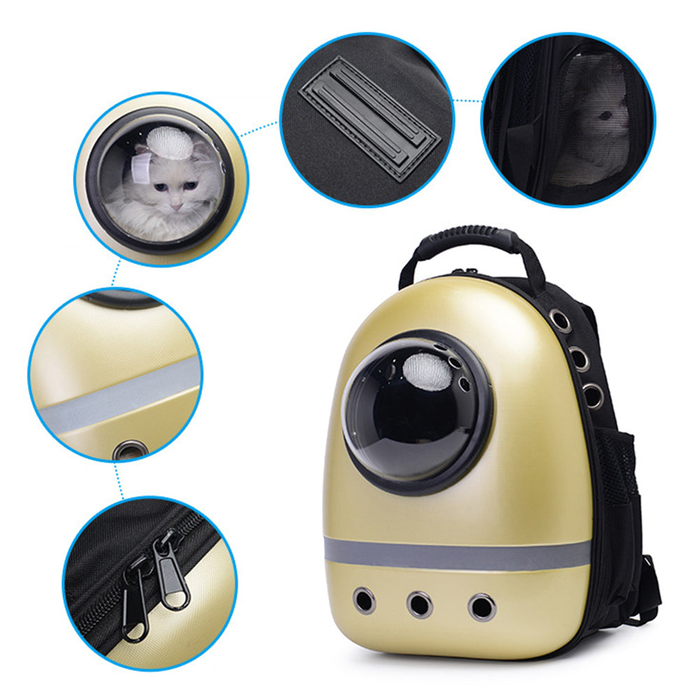 Pet Cat Dog Puppy Outdoor Carrier Travel Bag Space Capsule Breathable Backpack