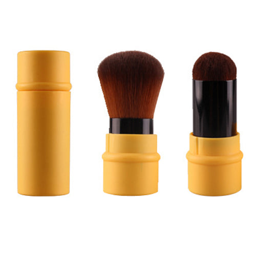 Fashion Retractable Blush Blusher Foundation Face Powder Cosmetic Makeup Brush