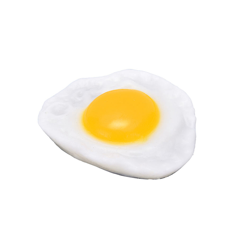 Fried Egg Food Simulation Children Play Toy Anti Stress Anxiety Relief Car Decor