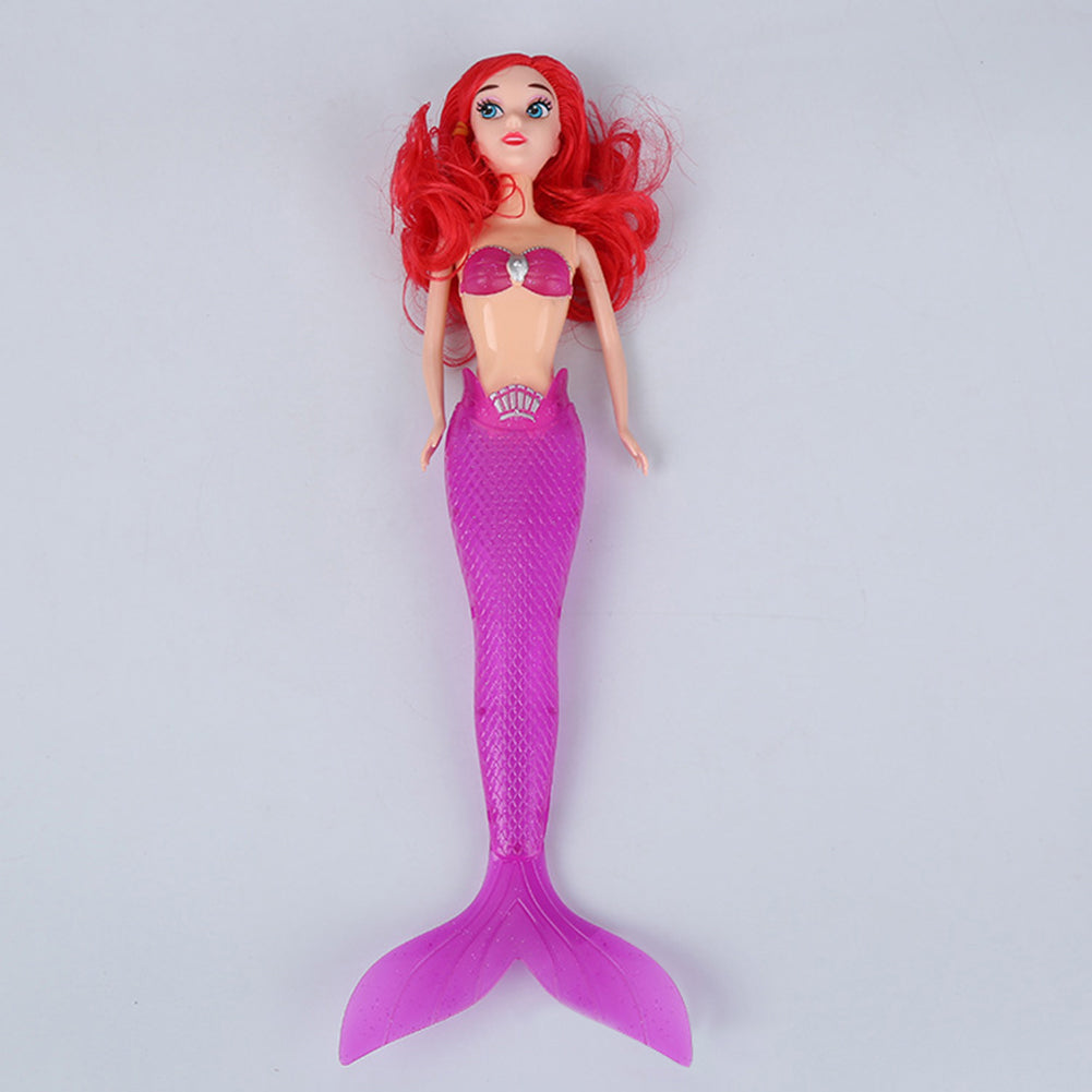 Flash LED Light Swimming Mermaid Princess Educational Doll Kid Girls Toy Gift