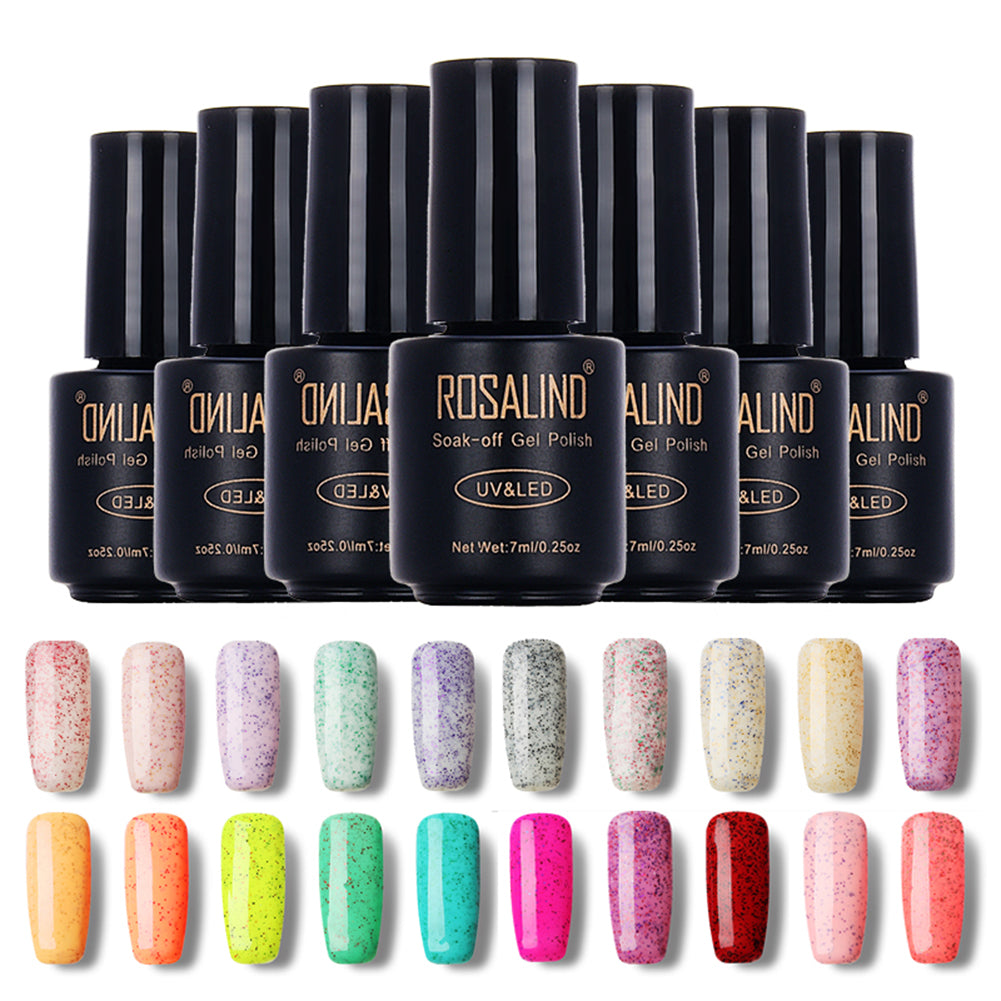 7ml Long Lasting UV Nail Gel Polish Glitter Enamel Nail-painting Manicure Tools