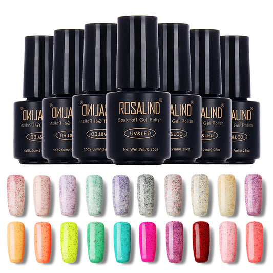 7ml Long Lasting UV Nail Gel Polish Glitter Enamel Nail-painting Manicure Tools