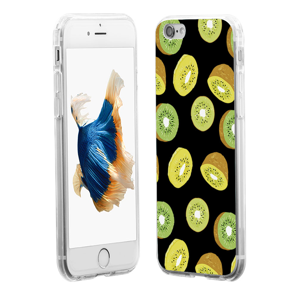 Cute Kiwifruit Print Phone Back Case Cover Skin for iPhone 6 Samsung Galaxy S6