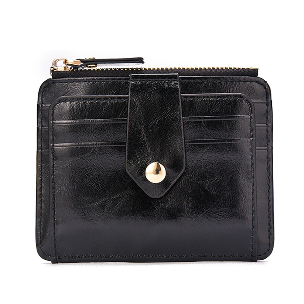 Retro Men Faux Leather Short Wallet Cash Card Organizer Mini Coin Purse Holder