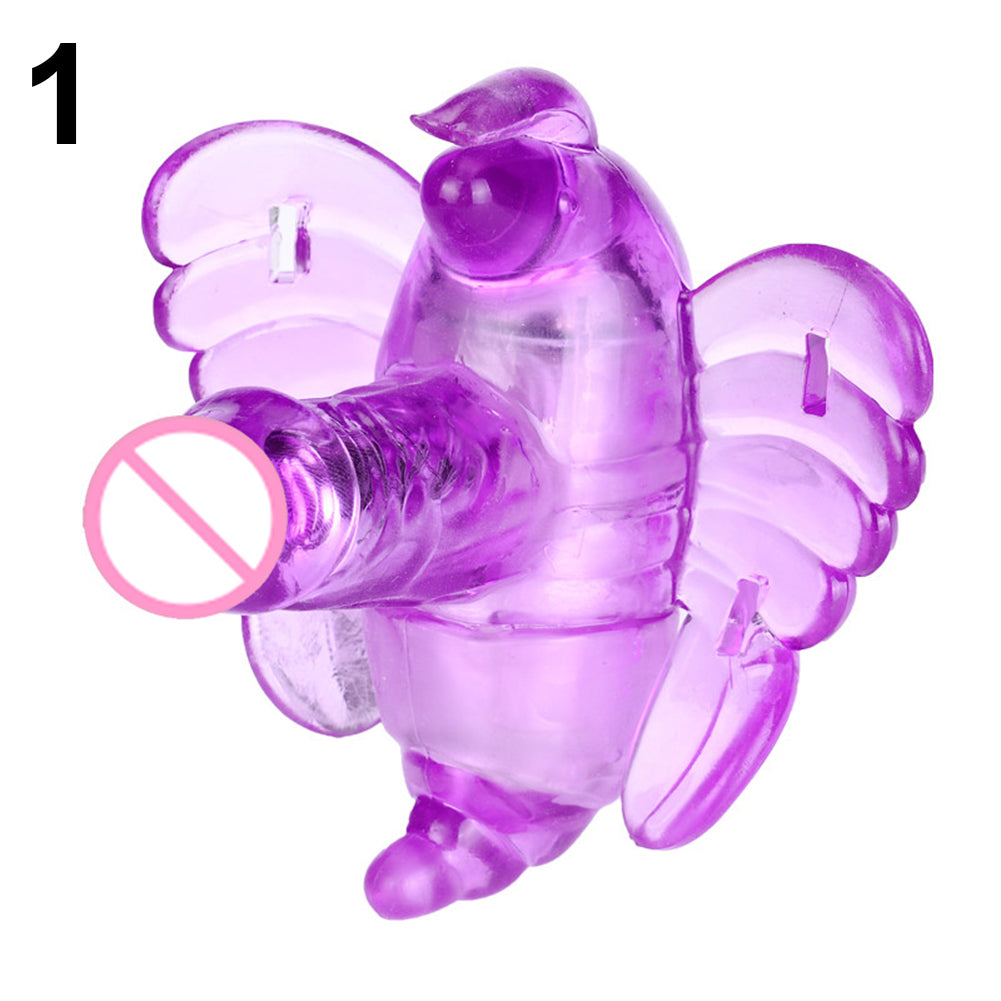 Butterfly Vibrator Strap On G-Spot Massager Wireless Control Vibrating Sex Toy