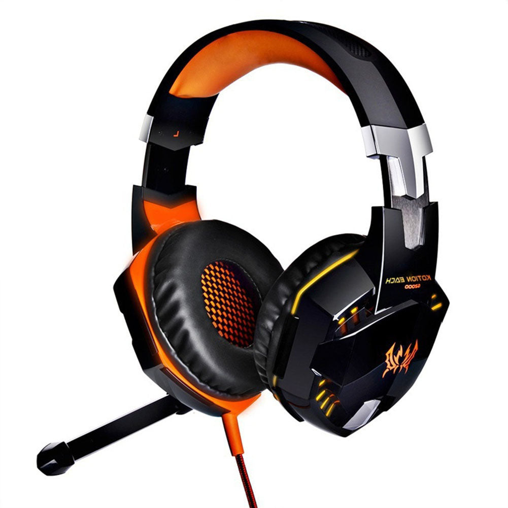 Noise Cancelling Mic Stereo Gaming Headphone Deep Bass Earphone Wired Headset