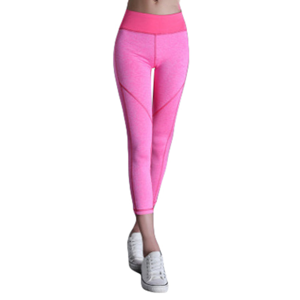 Women Yoga Capris Pants Tummy Control Workout Running Stretch Leggings Trousers