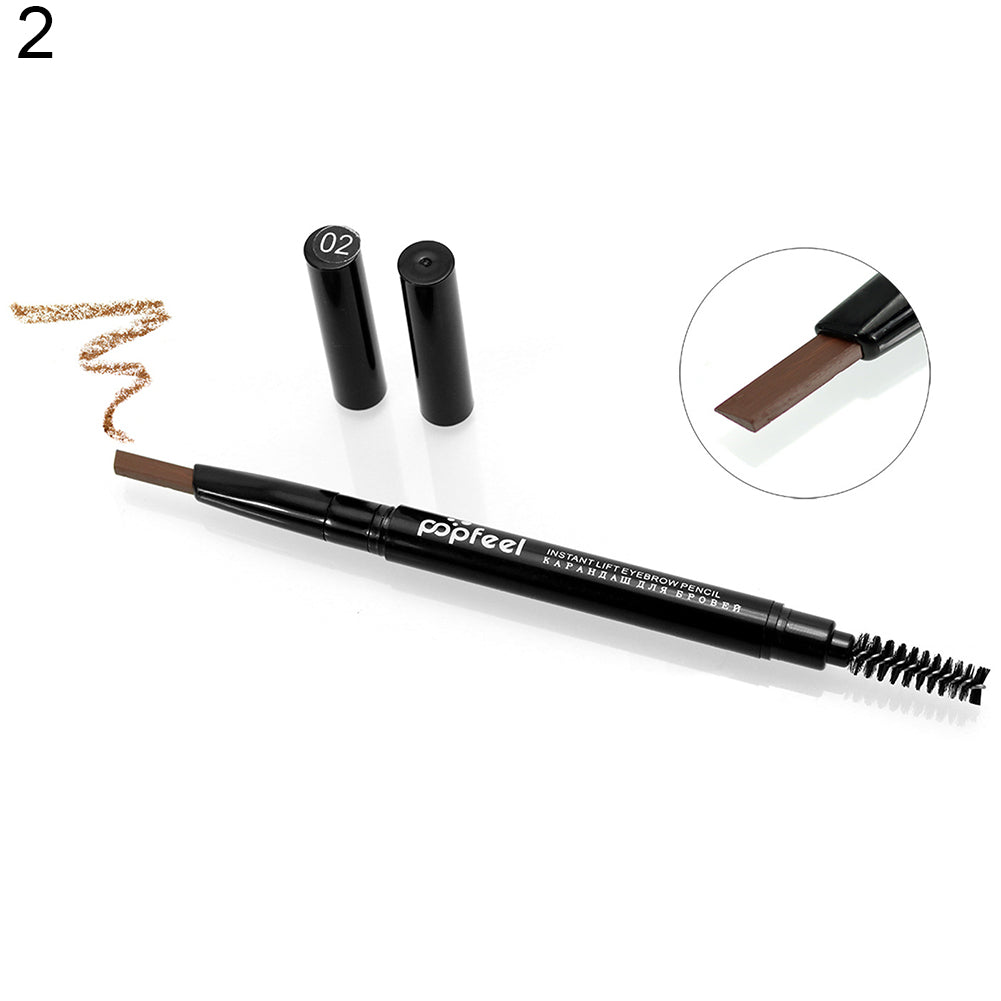 Waterproof Long Lasting Eyebrow Liner Pencil with Brush Beauty Makeup Cosmetic