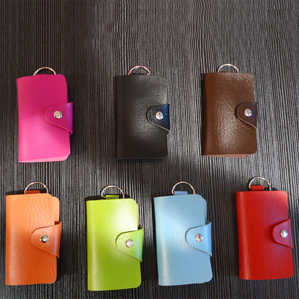 Men Women Multifunctional Button Car Key Case Fashion Home Holder Pouch Wallet