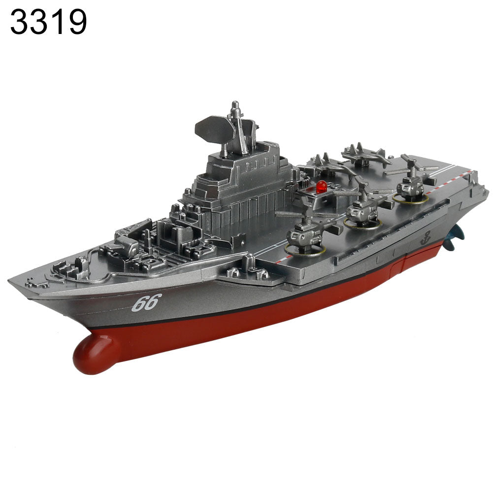 2.4GHZ Mini Remote Control RC Submarine Boat Carrier Model Dual-motor Child Toy