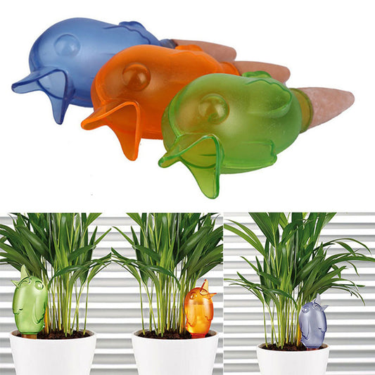 Cute Bird Shape Easy Indoor Automatic Drip Watering System Houseplant Tool
