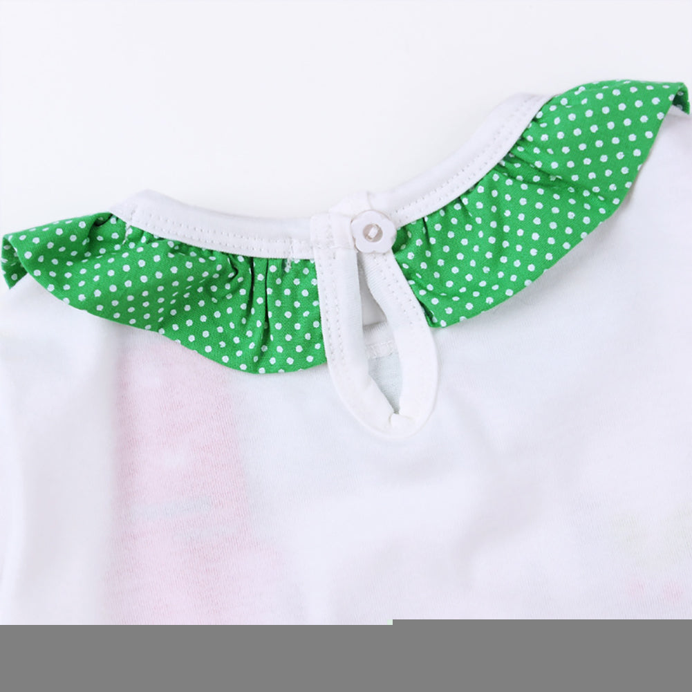 Christmas Kids Baby Girls Reindeer Top Stripe Tutu Pantskirt Set Clothes Outfits