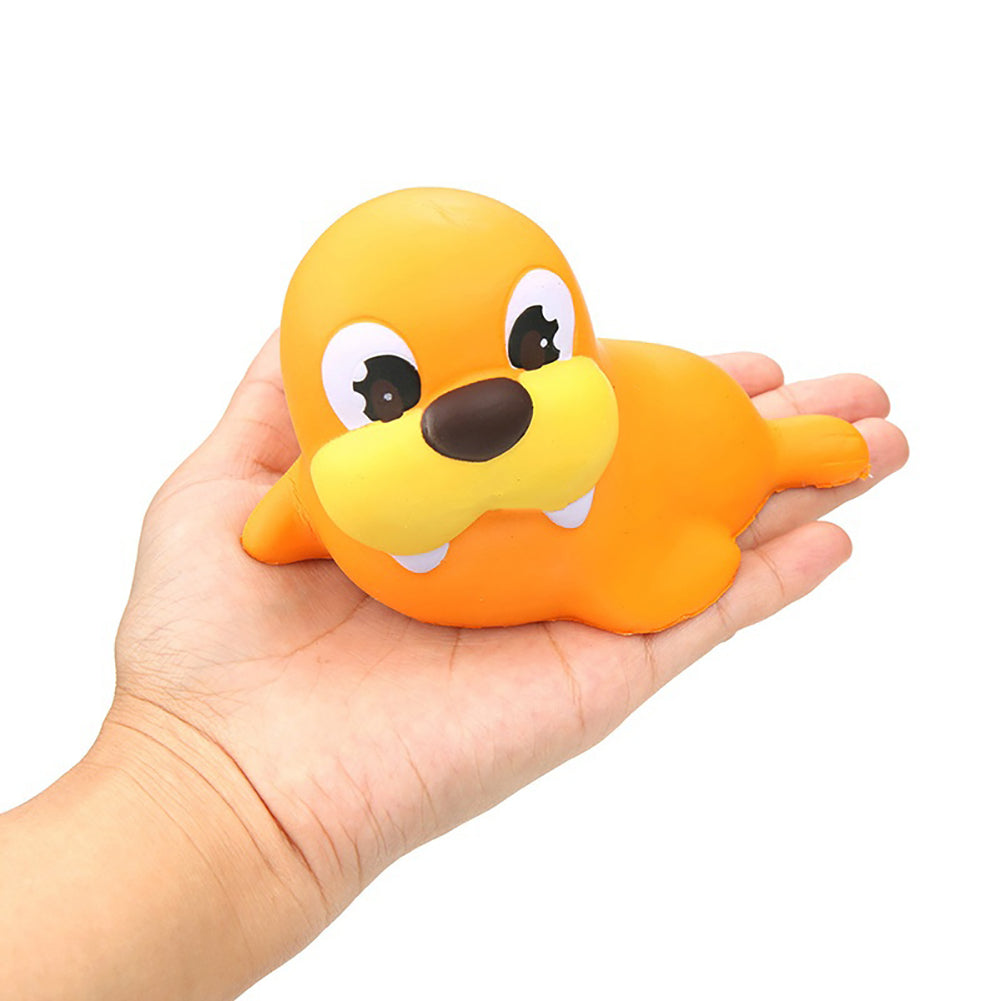 Cute Cartoon Animal Seal Squeeze Anti-Stress Soft Slow Rising Adult Toy Gift