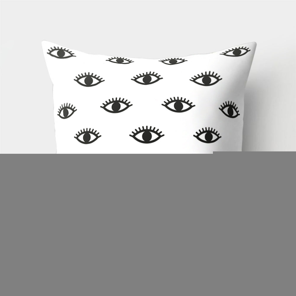 Eyes Print Pattern Throw Pillow Case Bed Sofa Waist Cushion Cover Home Decor