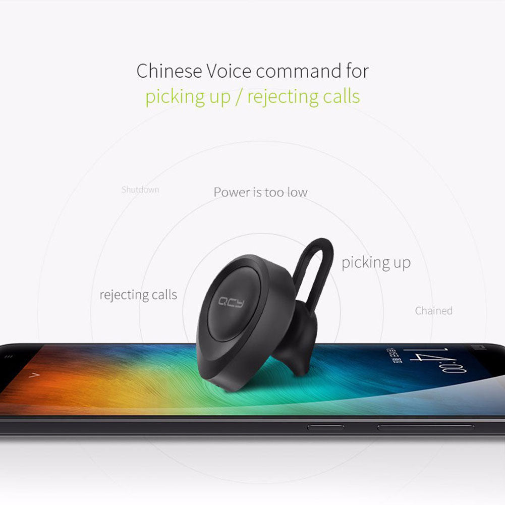 QCY J11 In-ear Earphone Business Wireless Mini Headset Earbud Headphone with MIC