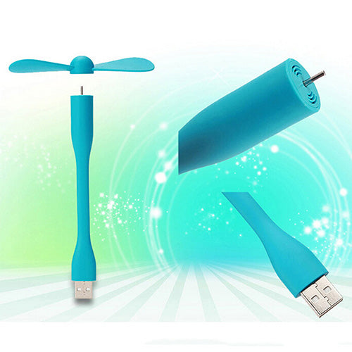 Portable Flexible USB Mini Fan for All Power Supply USB Output PC Notebook
