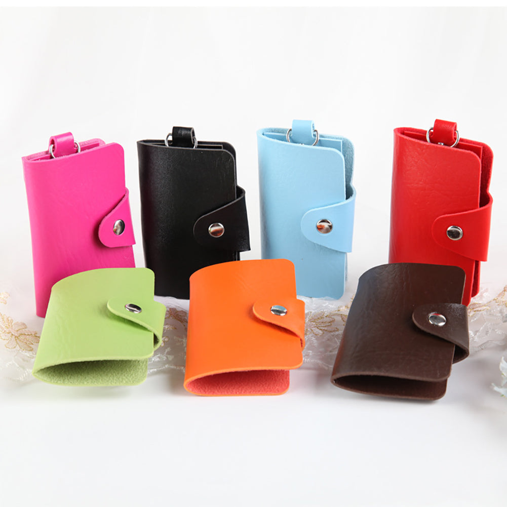 Men Women Multifunctional Button Car Key Case Fashion Home Holder Pouch Wallet