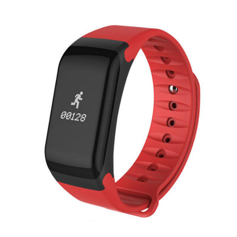 F1 Fitness Blood Pressure Oxygen Heart Rate Monitor Smart Watch Band Bracelet
