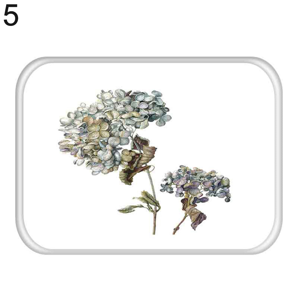 Soft European Style Flower Floral Rug Doormat Bathroom Bedroom Floor Carpet