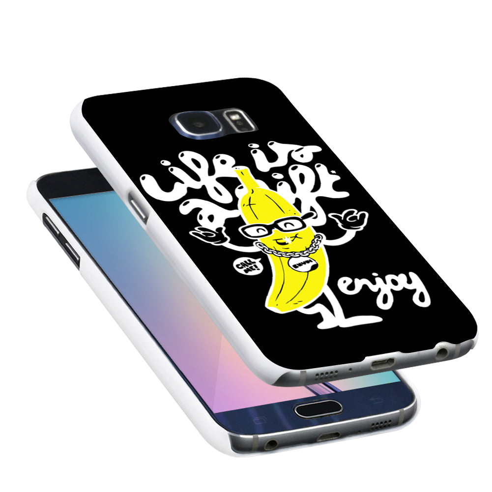 Cute Banana Print Phone Case Cover for iPhone 6 7 7 Plus Samsung Galaxy S4 S5 S6