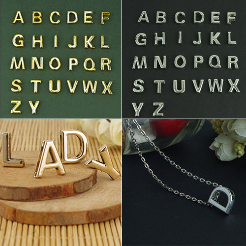 Fashion Women Jewelry DIY Letter Pendant Link Chain Charm Necklace Party Gift