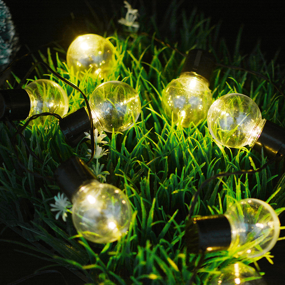 Solar 10-LED Bulb Outdoor Yard Lawn Christmas Decorative Fairy String Light