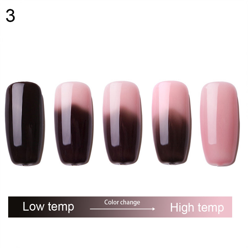 6ml Color Change Long-lasting Soak Off UV LED Nail Gel Art Polish DIY Manicure