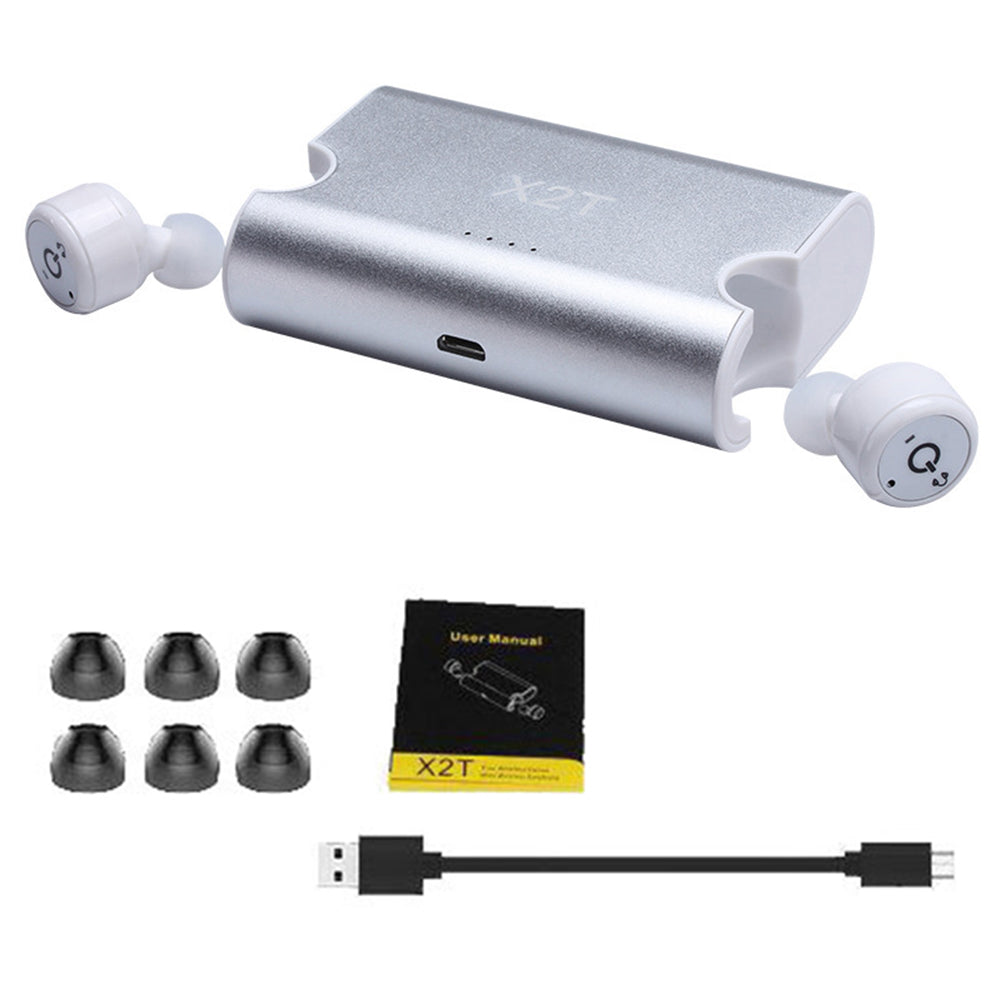 Wireless Earbuds Mini Bluetooth Earphone with 1500mAH Battery for iPhone Android