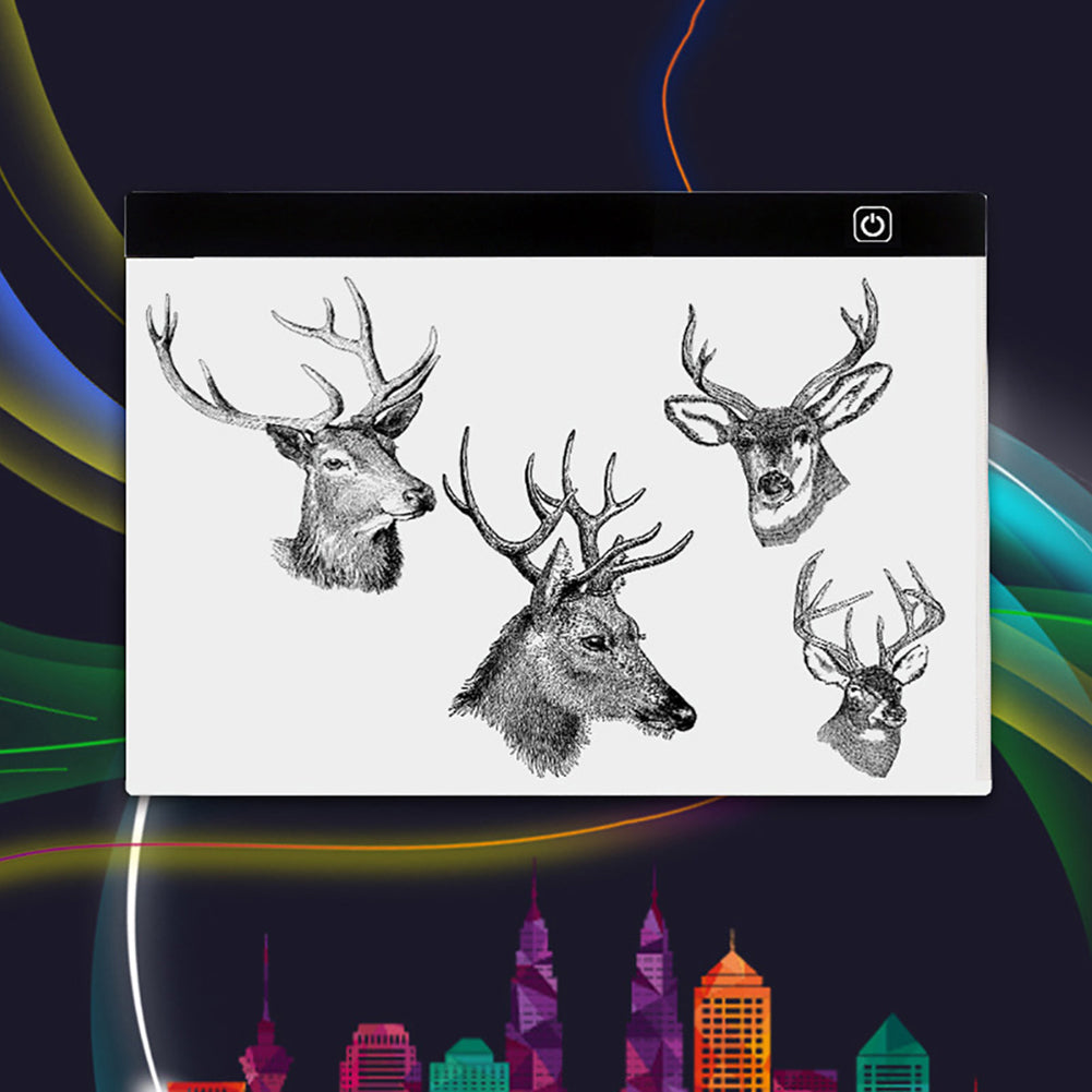 Large A3 LED Touch Dimmer Art Craft Tattoo Tracing Drawing Light Box Pad Board