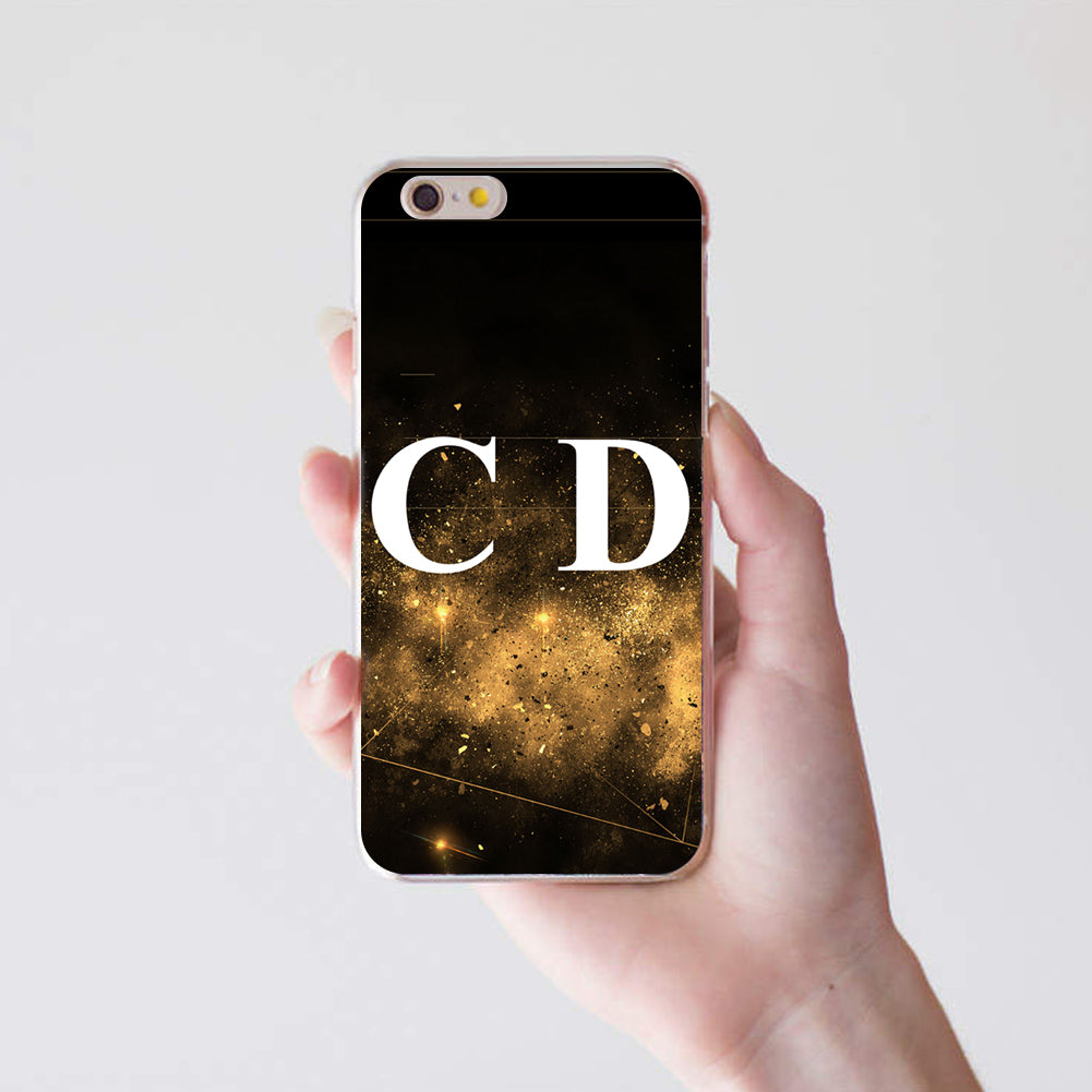 Stylish CD Letter Print Phone Case Cover for iPhone 7 Plus Samsung Galaxy S6 S5