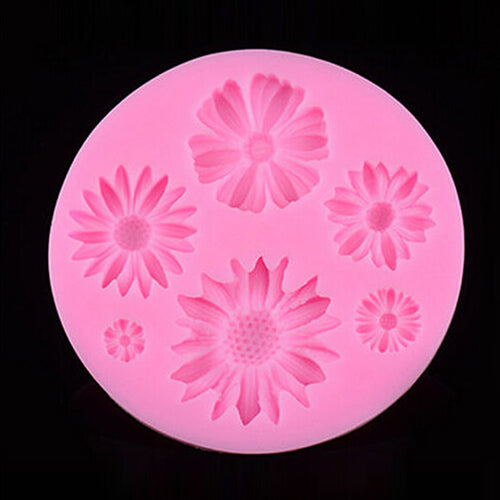 3D Flower Fondant Cake DIY Mold Silicone Mould Sugarcraft Baking Decorating Kit