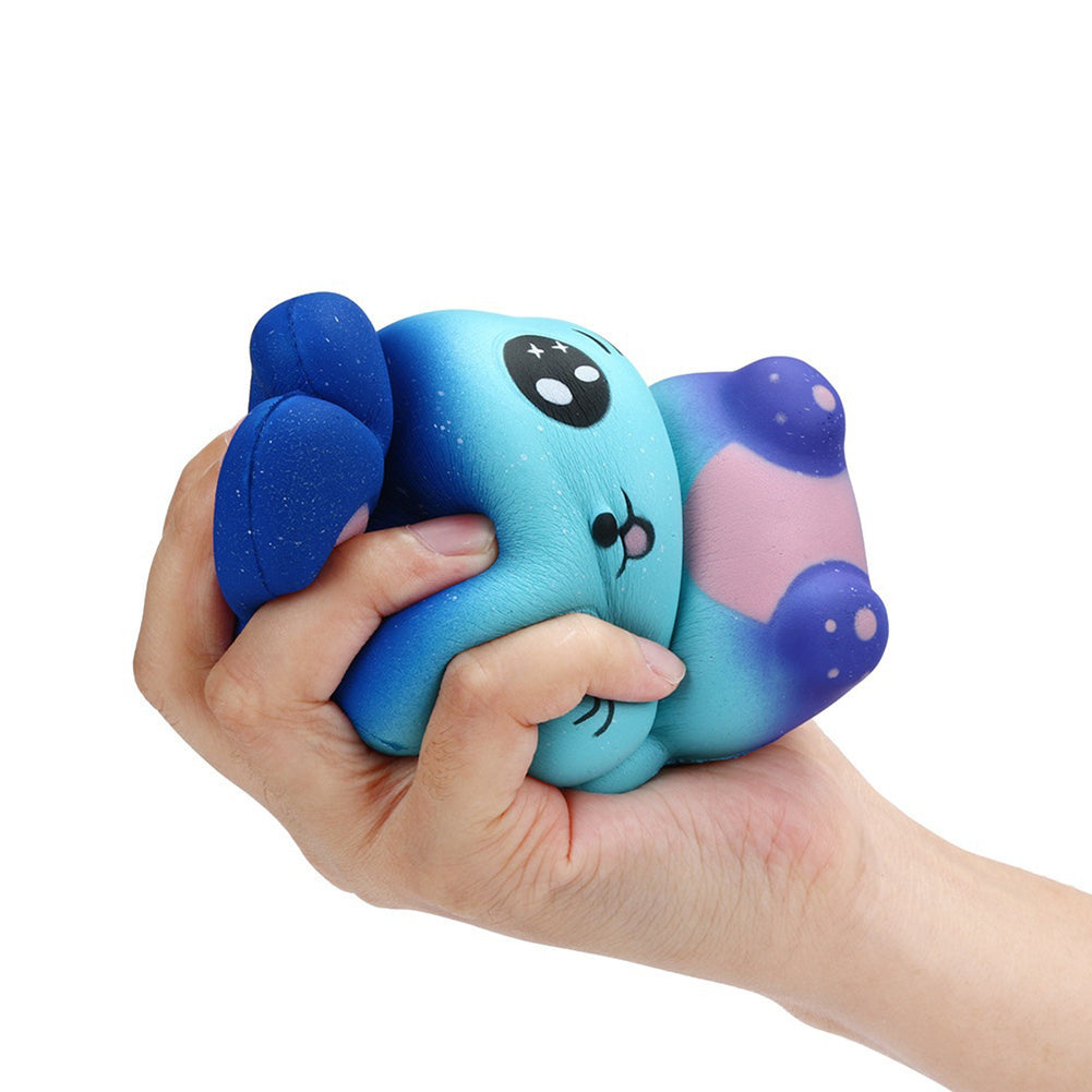 Starry Sky Squishy Rabbit Squeeze Slow Rising Relieve Stress Kids Adult Toy