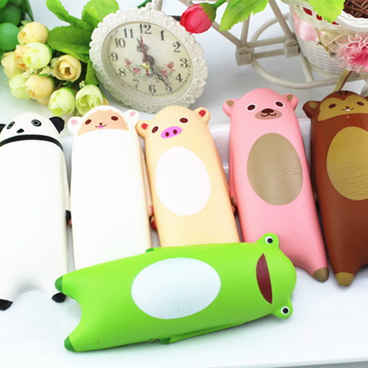 Cute Cartoon Bear Cat Soft Hand Pillow Slow Rising Adult Kids Squeeze Toy Gift