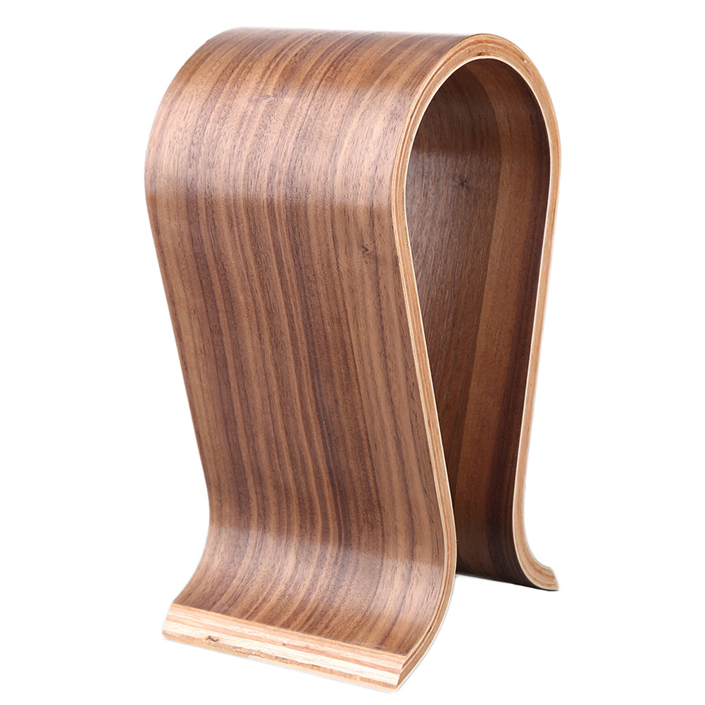 Universal U-Shaped Wooden Stand for On-Ear Over-Ear Around-Ear Headphone Headset
