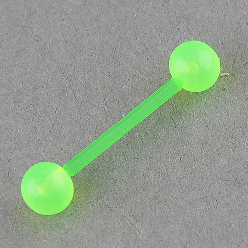 Women's Fashion Punk Glow Luminous Tongue Nose Studs Body Piercing Ball Barbells