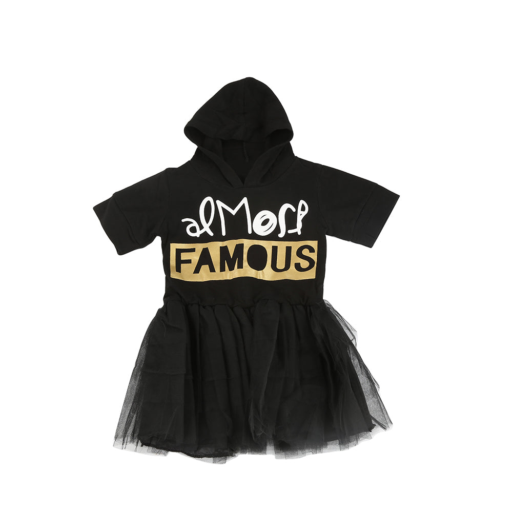 Baby Girl Little Princess Tulle Tutu Skirt Letter Print Party Mini Dance Dress