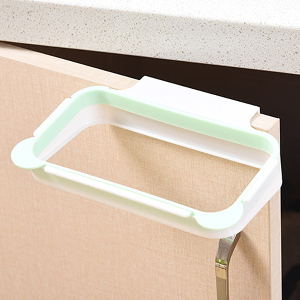 Practical Kitchen Trash Rubbish Bag Holder Garbage Storage Rack Cupboard Hanger