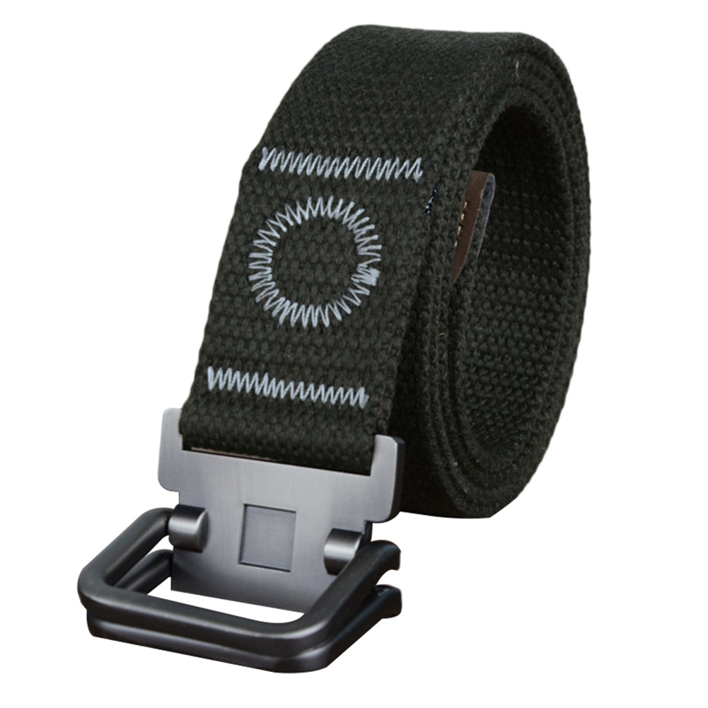 47inch 3.8cm Fashion Men's Canvas Belt Casual Wrist Strap Waistband Xmas Gift